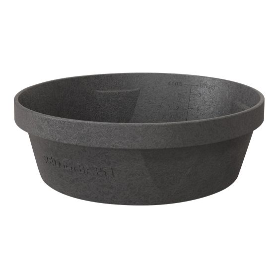 Red Barn Rubber Feed Pan - Black - 3 GL