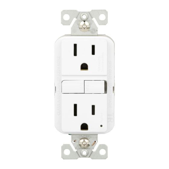 TR Tamper-Proof Double Socket, DDTF, White