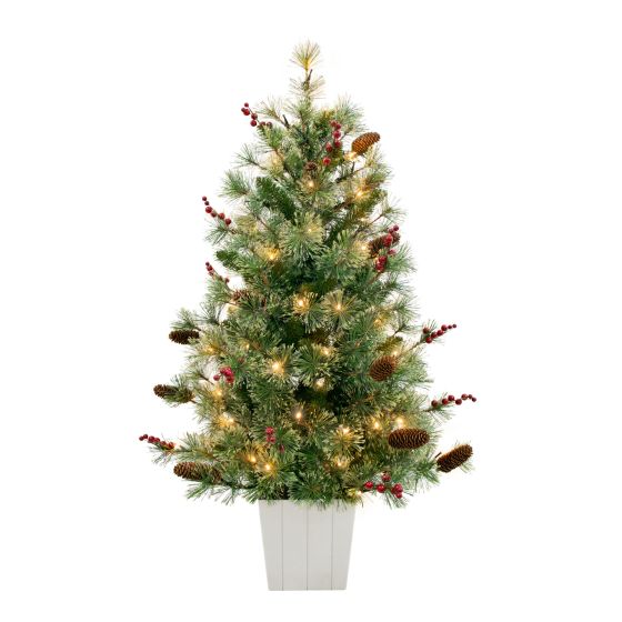 Christmas Tree - LED - Cashmere and Berries - 4'