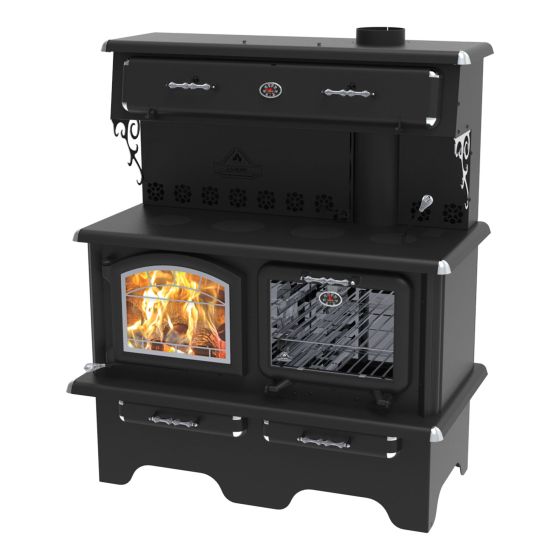 Cuisinière à bois 3.0 TOR, 95 000 BTU, jusqu'à 2 300 pi²