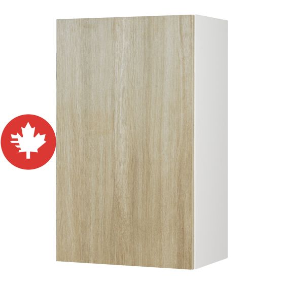 Wall Cabinet 1 Door - Sheer Beauty - Wood - 18" x 30" x 12 1/2"