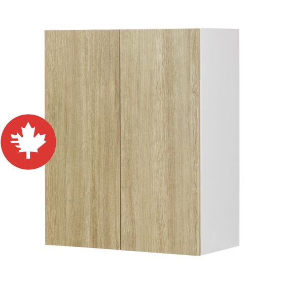 Wall Cabinet 2 Doors - Sheer Beauty - Wood - 24" x 30" x 12 1/2"