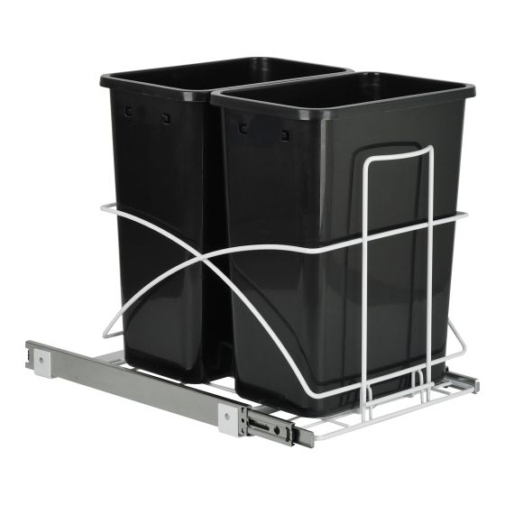 Pull Out Bin - 2 x 29 l - 20" X 14.5" X 19.5"