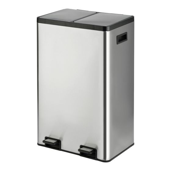 Step Bin - Stainless Steel - 2 x 20 l
