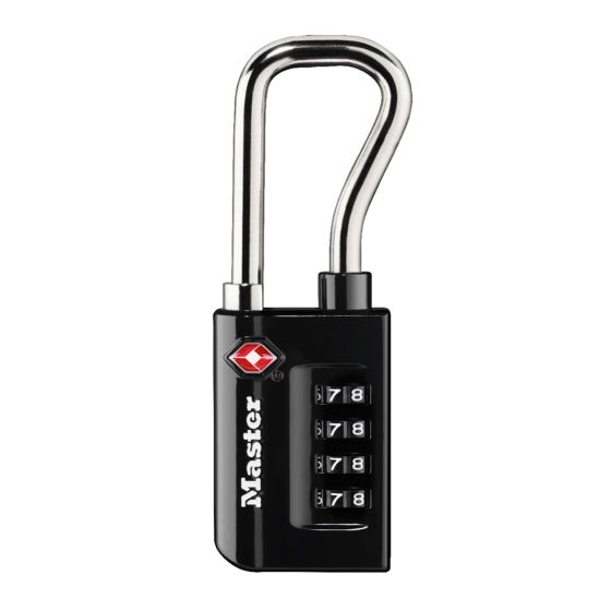 Cadenas à bagages, grand arceau, TSA