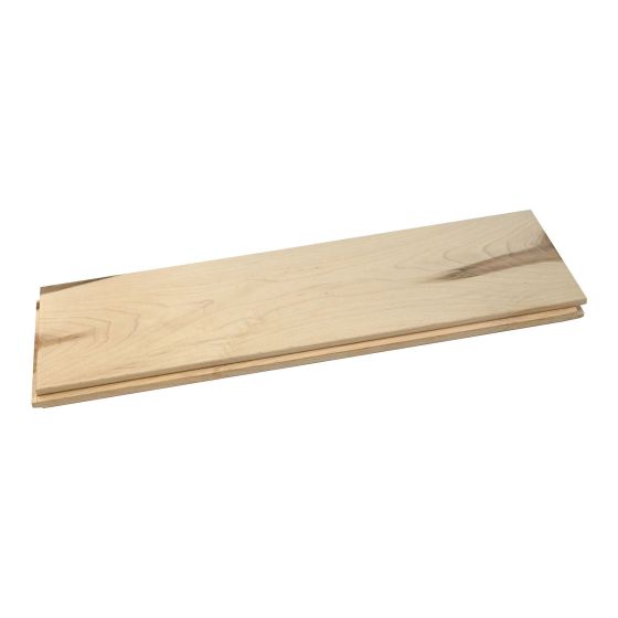 Plancher de bois franc, érable, grade antique, cloud, mat, 3/4" x 4 1/4" x 11" à 22"