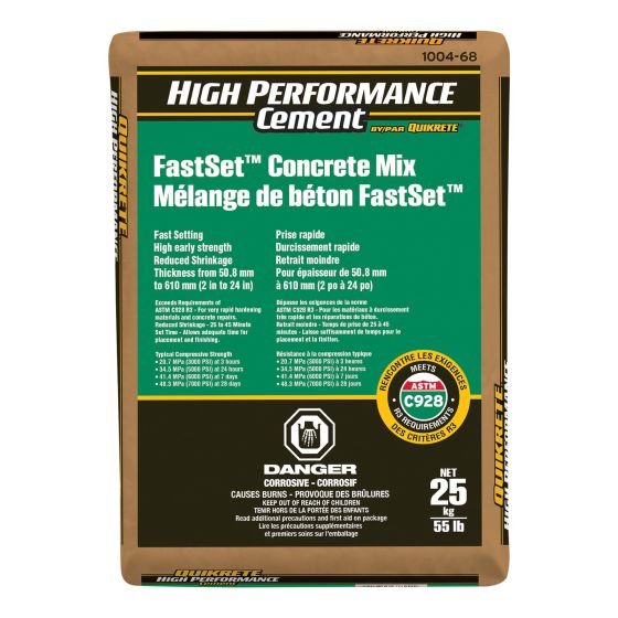 Repair Mortar - HPC - Fastset - 25 kg