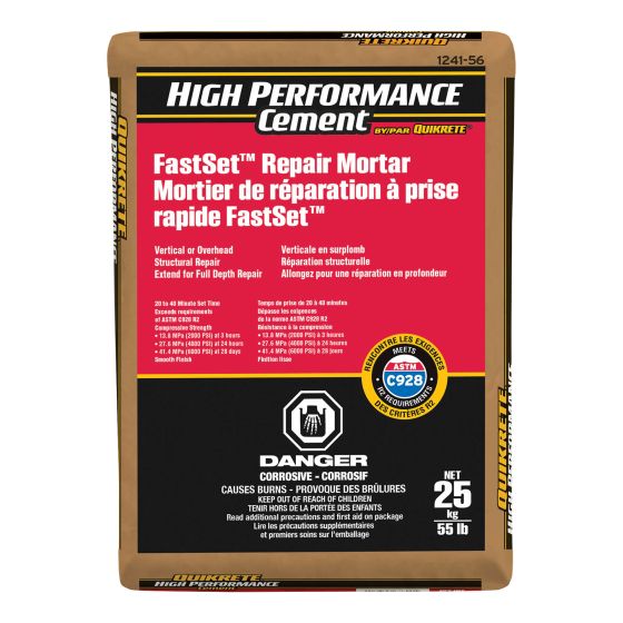 Repair Mortar - HPC - Fastset - 25 kg