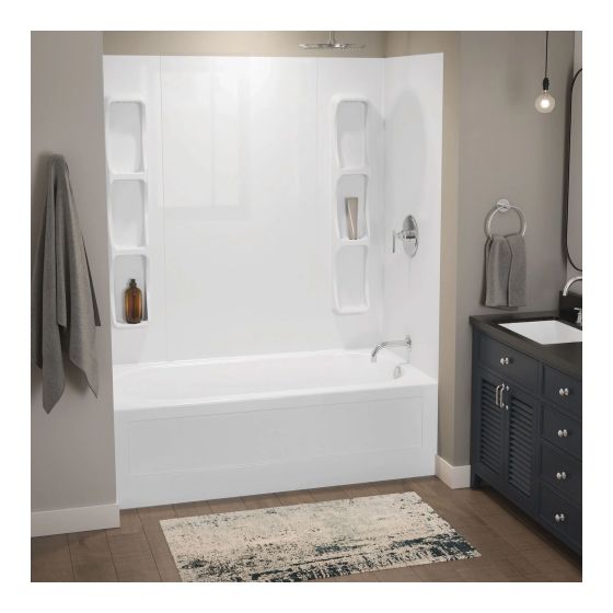Mur de bain, Merlyn, 60" x 31"