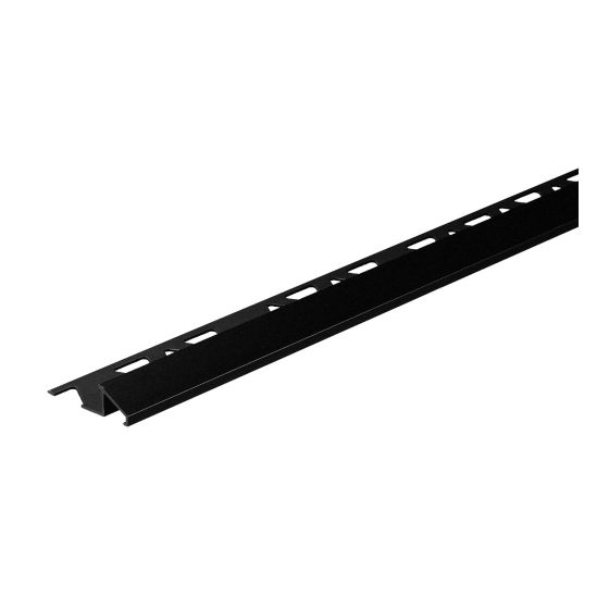 Tile Reducer – Black - 8' x 3/8"