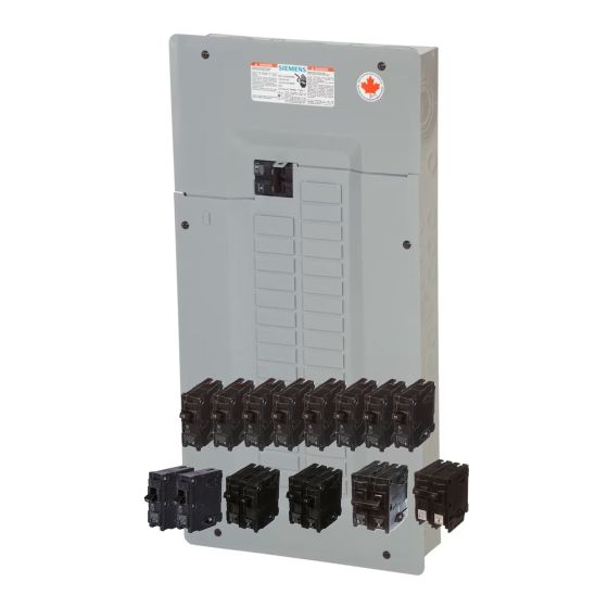 Panneau V-Pack avec disjoncteur, 120-240 V, 100 A, 32/64