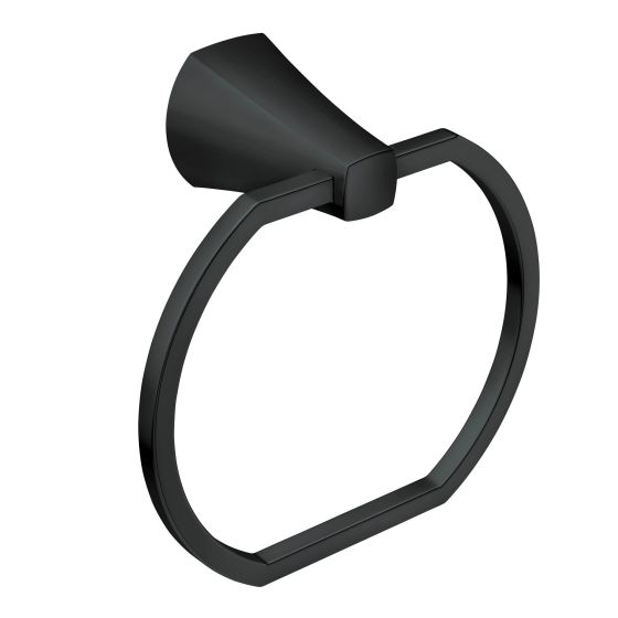 Lindor Towel Ring - Matte Black