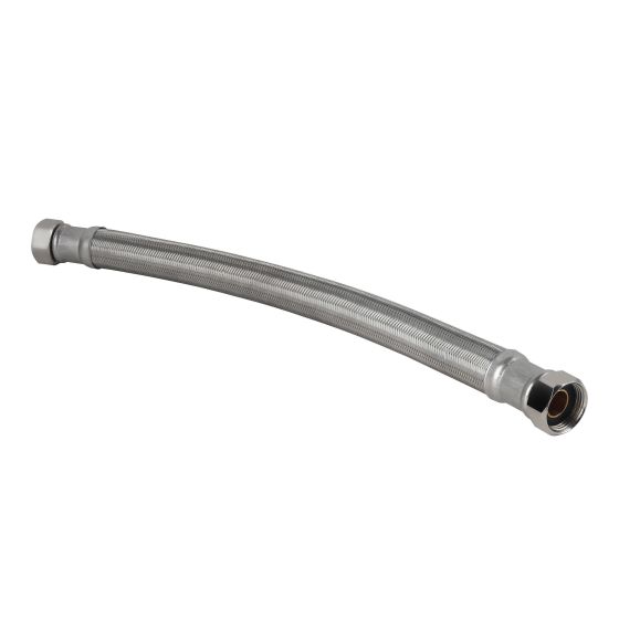 Connecteur tressé pour chauffe-eau, acier inoxydable, 6"