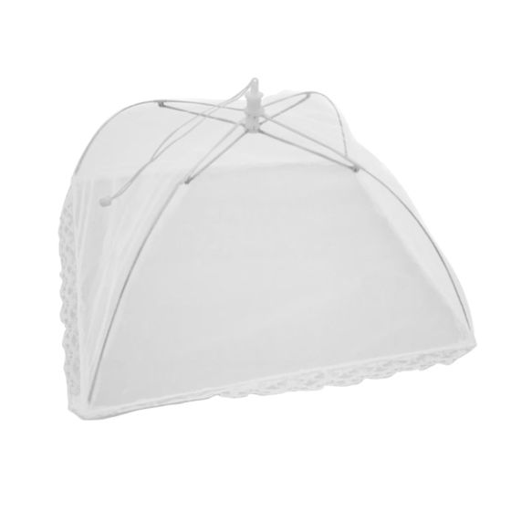 Food Cover – White - 14.6" x 14.6" x 8"