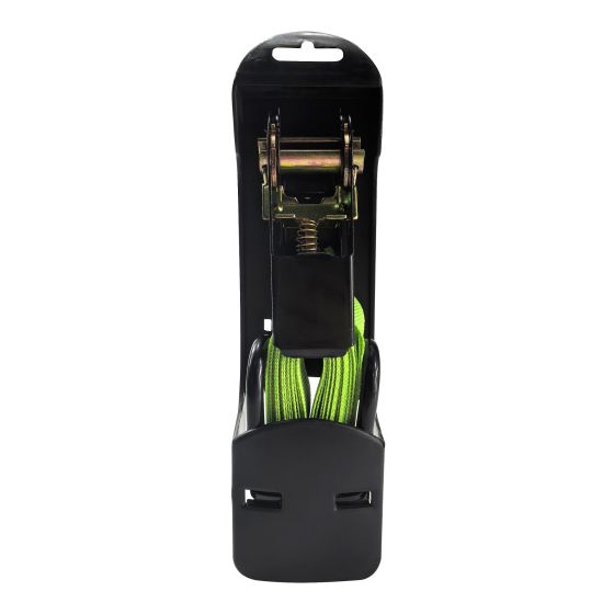 Ratchet Strap - Black-Green - 1" x 15’