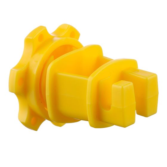 Insulator For T-Post – 25 mm – Yellow – 20/Pkg