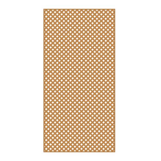 Lattice –Diamond - PVC – Cedar – 4’ x 8’