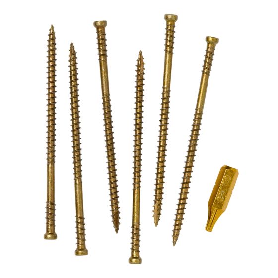 RT Composite Trim Screws - #8 x 3-1/8" - 2500/Pkg