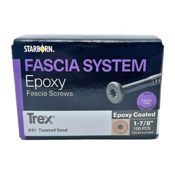 Fascia Screws - Trex - Toasted Sand - 1 7/8", 100/Pkg