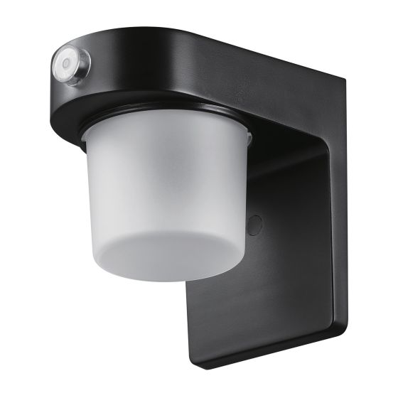 Lumière de sécurité, DEL, câblée, noir