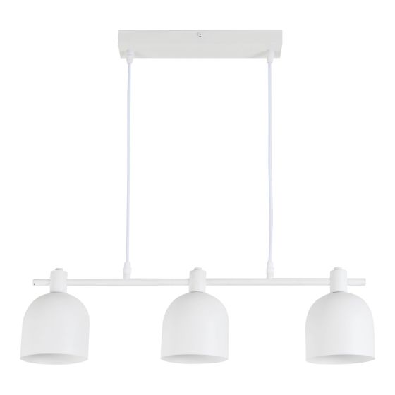 Pendant Light – 3 Lights - Floki – White - 60 cm