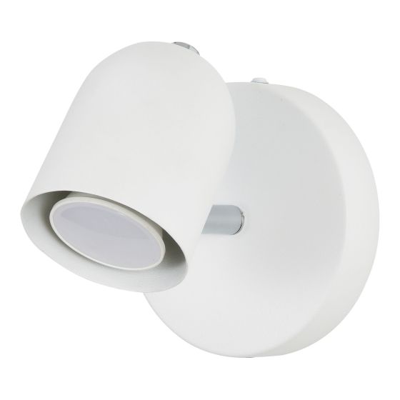 Applique murale, 1 lumière, blanc, 13cm x 15xm x 13cm