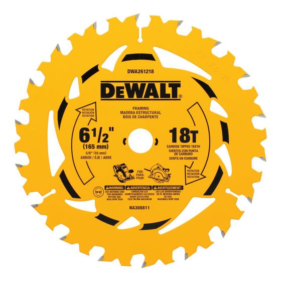 Single Blade - 6 1/2" - 18 Teeth