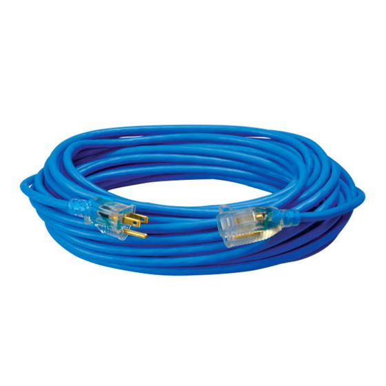 Polar Low Temperature Extension Cord, -50°C Rated, 15 m