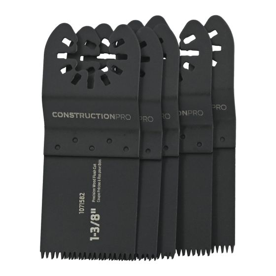 Lames oscillantes, coupe précise à ras pour bois, 1 3/8"