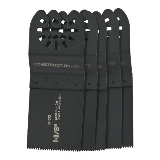 Lames oscillantes, coupe à ras pour bois, 1 3/8"