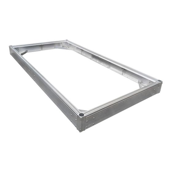 Boxed Dock Kit, Aluminum, 4 x 8-ft