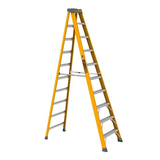 Step Ladder, Fibreglass, 10-ft, Grade 1A
