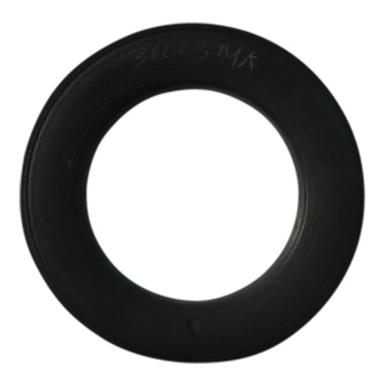Paroi de pneu radial, avec broches, 33", noir
