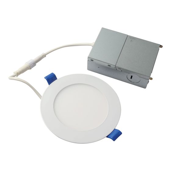 LED Recessed Light - 4" - 3000K - Warm White - White - 8/Pkg