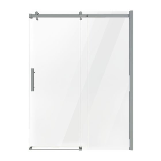 Inspiration Sliding Shower Door - 48" - Clear Glass - Chrome Frame