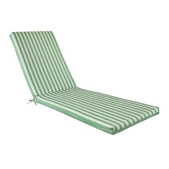 Reversible Lounger Cushion - Striped Pattern - 22" x 73"