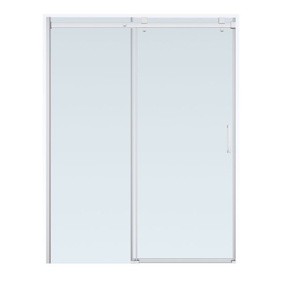 Sedna Frameless Sliding Shower Door - 48" x 78" - Chrome Finish
