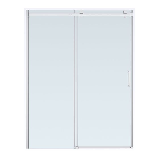 Sedna Frameless Sliding Shower Door - 60" x 78" - Chrome Finish