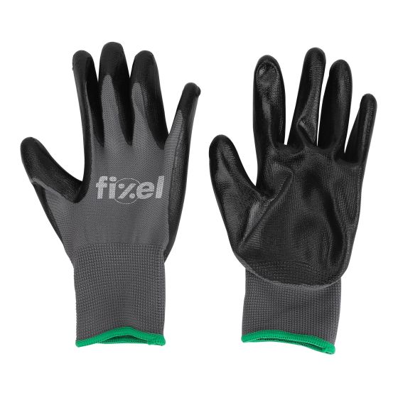 Work Gloves - Nitrile Palm Coating - Medium -10/Pkg