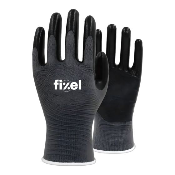 Work Glove - Nitrile Palm Coating - Large