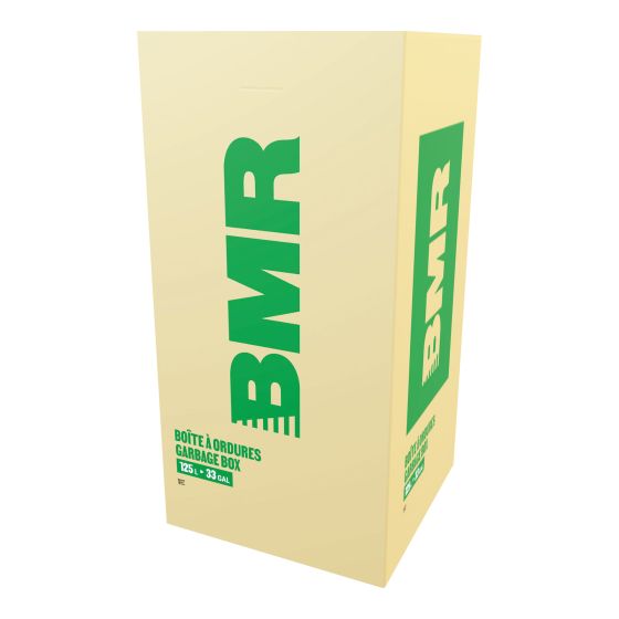 Bac à ordures en carton recyclable, 15 1/2" x 15 1/2" x 31 3/4"