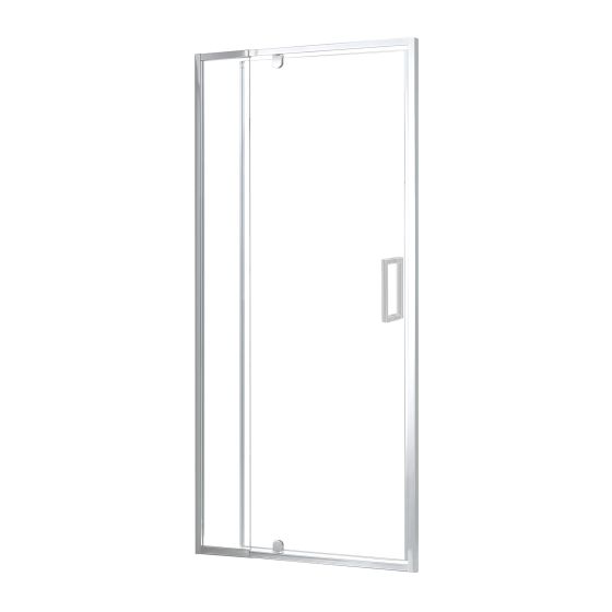 Varuna Pivot Shower Door - 40" x 32" - Chrome Finish