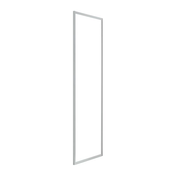 Varuna Frameless Shower Side Panel - 32" X 78" - Chrome Finish