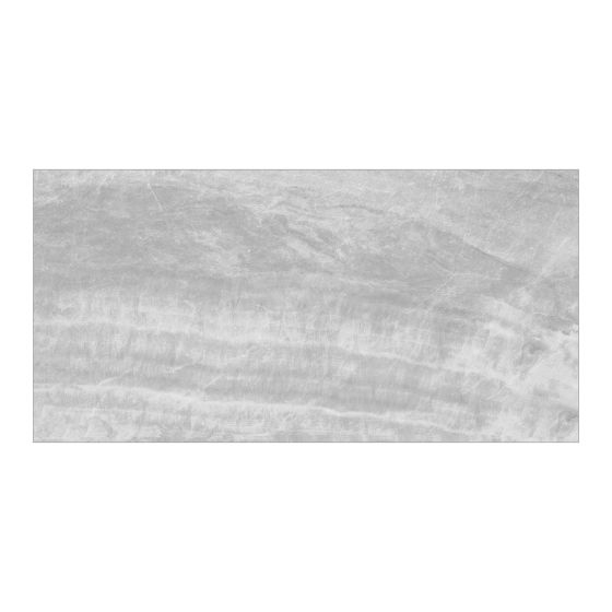 Tuile en porcelaine pour plancher et mur, 12" x 24", gris
