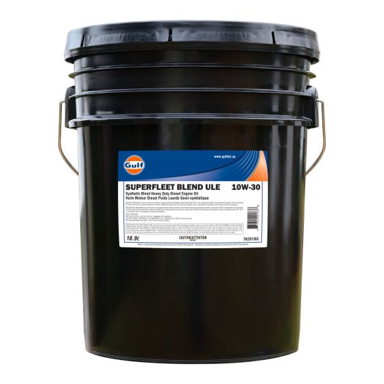 Huile moteur diesel semi-synthétique 10W-30, API CK-4, 18,9 L