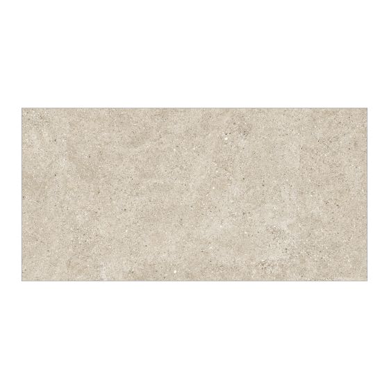 Tuile de porcelaine Meria, 12" x 24", beige mat