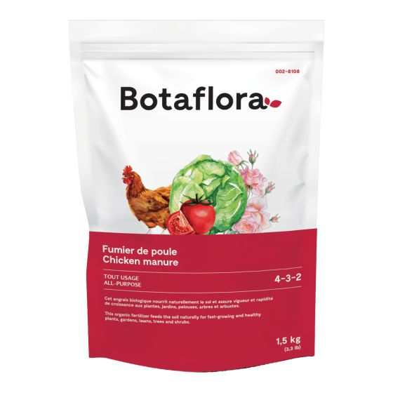 Organic Chicken Manure - 4-3-2 - All-Purpose - 1.5 kg
