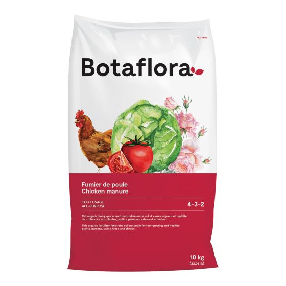Organic Chicken Manure - 4-3-2 - All-Purpose - 10 kg