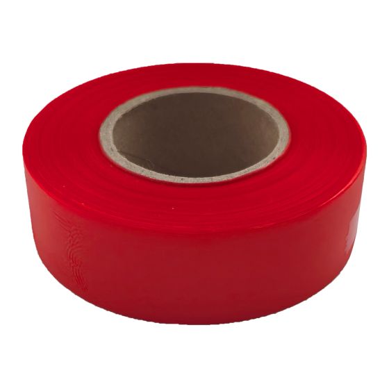 Flagging Tape - Plastic - 1" x 200' - Red