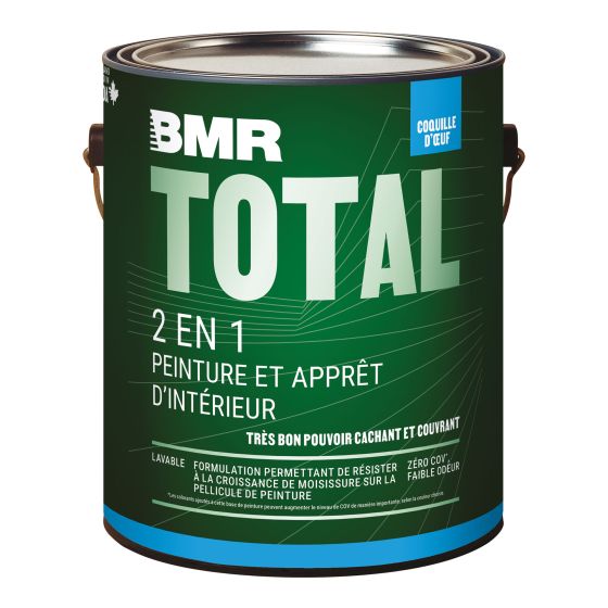 Peinture et apprêt d’intérieur 2 en 1, coquille d'œuf, 3,78 L, base 1